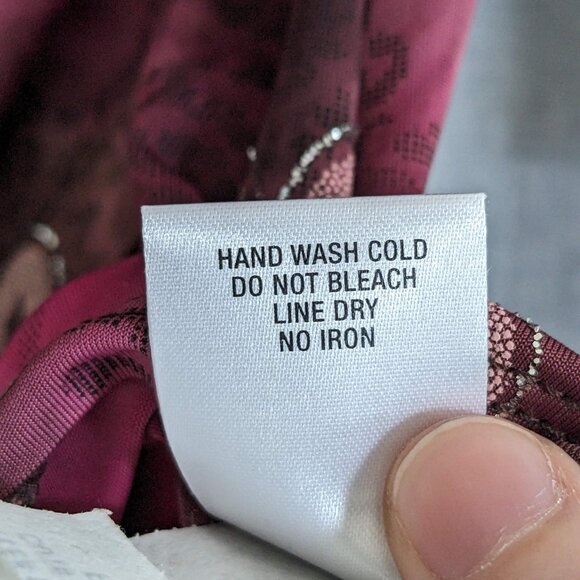 Roz & Ali Floral Cowl Neck Blouse - Pink and Brown - Picture 5 of 6